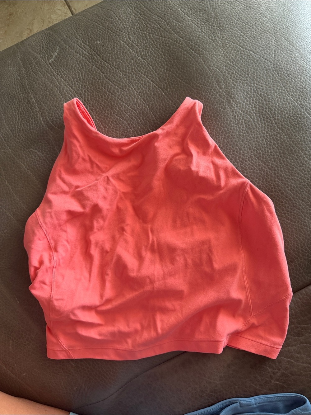lululemon athletica Coral High-Neck Crop Top